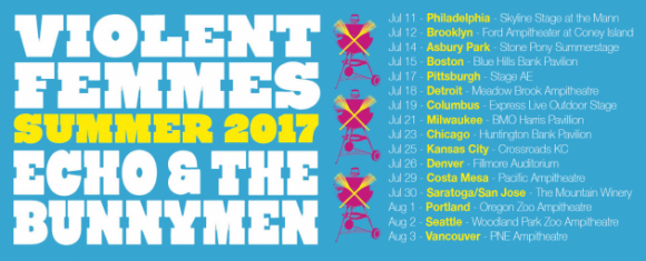 Violent Femmes & Echo and The Bunnymen at Mountain Winery Amphitheater