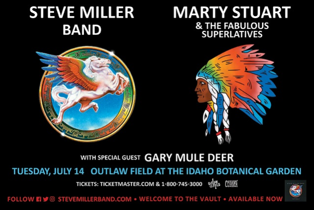 Steve Miller Band, Marty Stuart and The Fabulous Superlatives & Gary Mule Deer at Mountain Winery Amphitheater