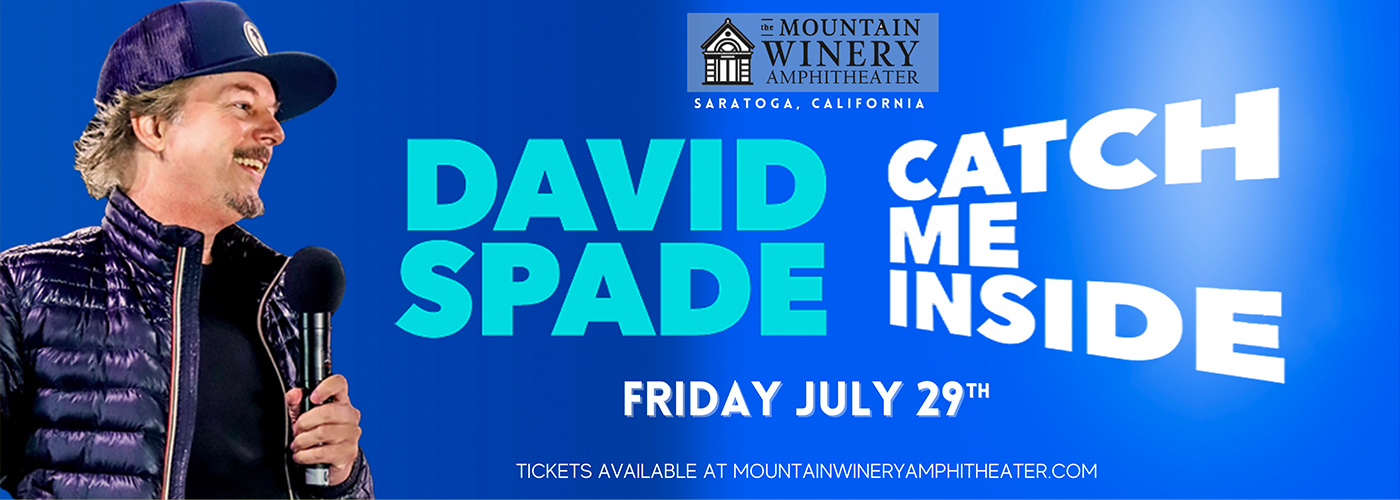 David Spade at Mountain Winery Amphitheater