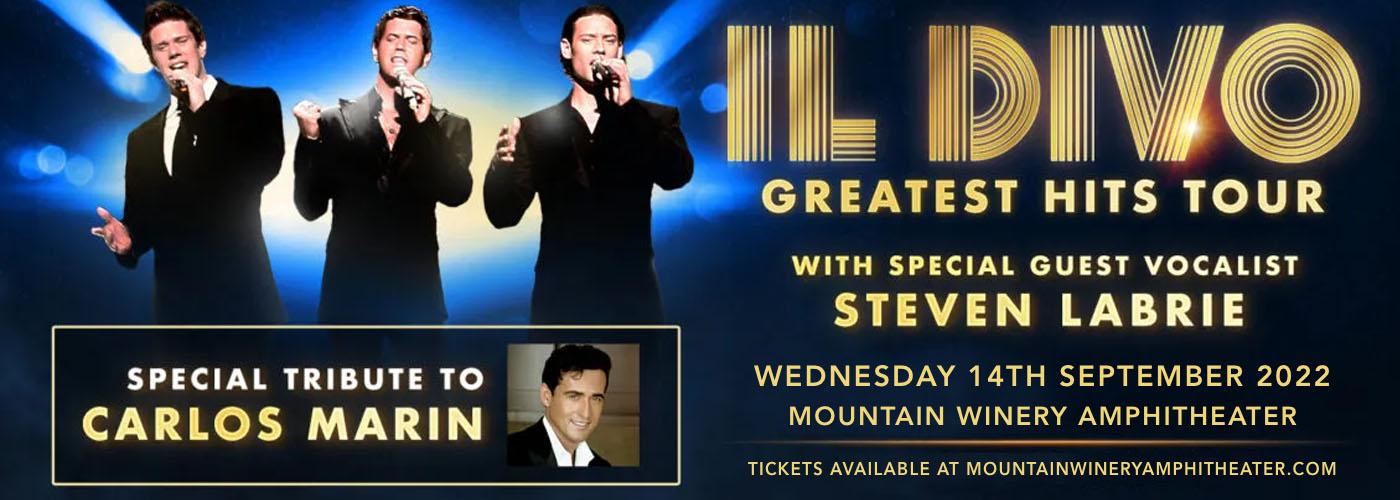 Il Divo at Mountain Winery Amphitheater