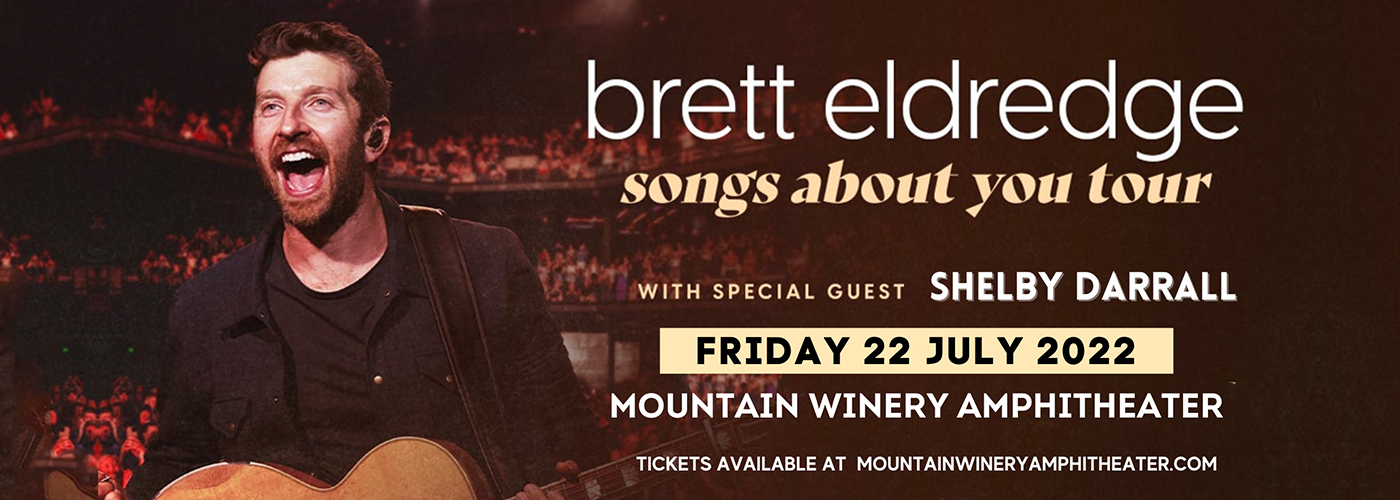 Brett Eldredge at Mountain Winery Amphitheater