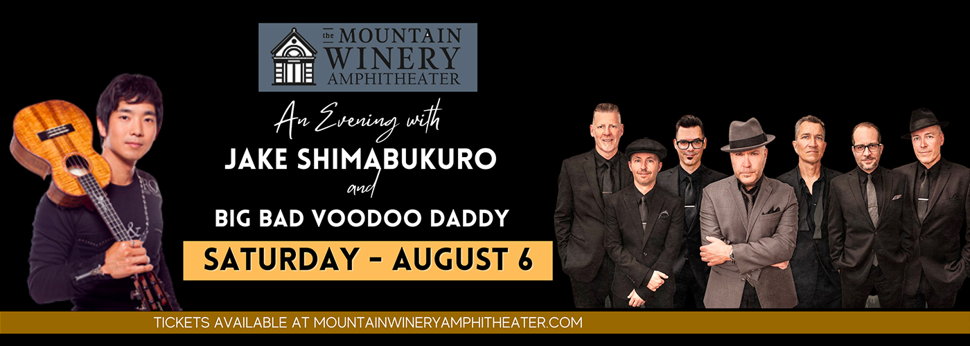 Jake Shimabukuro & Big Bad Voodoo Daddy at Mountain Winery Amphitheater