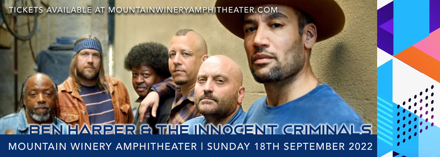 Ben Harper & The Innocent Criminals at Mountain Winery Amphitheater